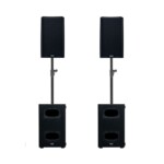 PACK ENCEINTES 2 SUB KS 212C+2 QSC K10.2