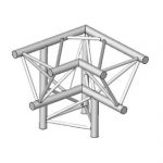 STRUCTURE ALU Angle 3D à 90