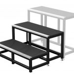 ESCALIER PRATICABLE H : 20-40-60-80 cm