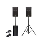 PACK ENCEINTES 1 SUB KS212C + 2 QSC K12.2