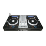 RÉGIE DOUBLE CD+TABLE DE MIXAGE