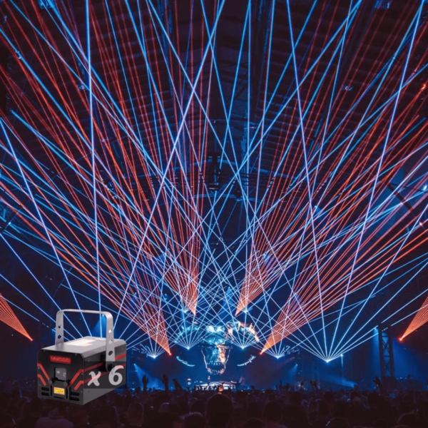 PACK 6 LASERS EVOLITE M3000